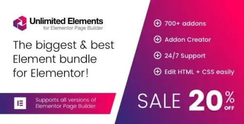 Unlimited Elements for Elementor Pro GPL v1.5.142 Latest Version